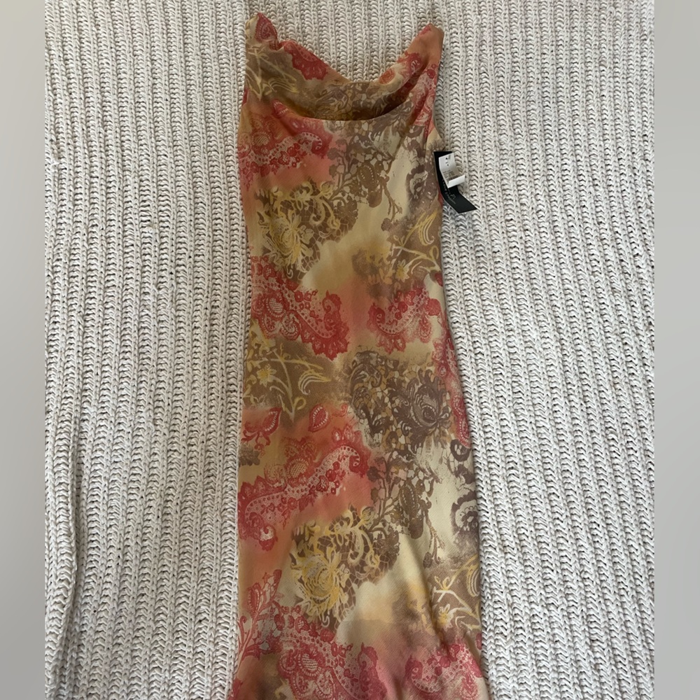 cowl neck dress